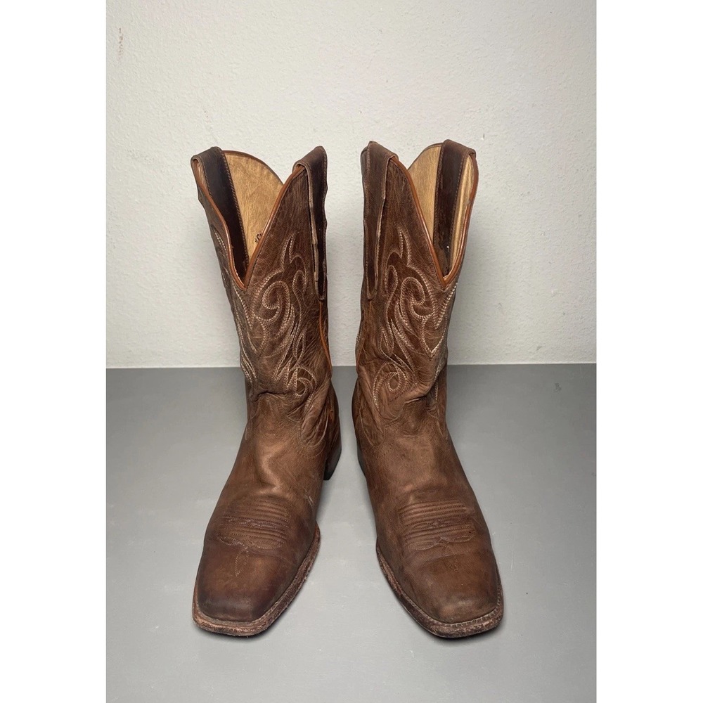Shyanne Cowboy Western Brown Leather Boots BBW198 Women's 8 CMF